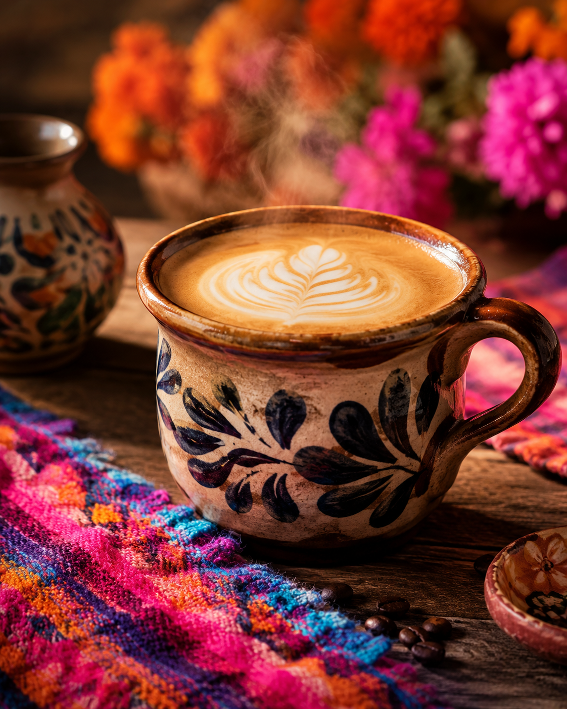 Coffee, Hot Tea & Iced Tea — drinks selection at Fiesta Oaxaca