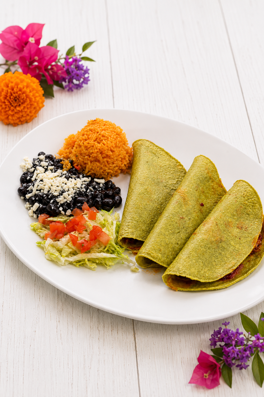 Handcrafted Mexican Tacos — traditional Oaxacan dishes at Fiesta Oaxaca