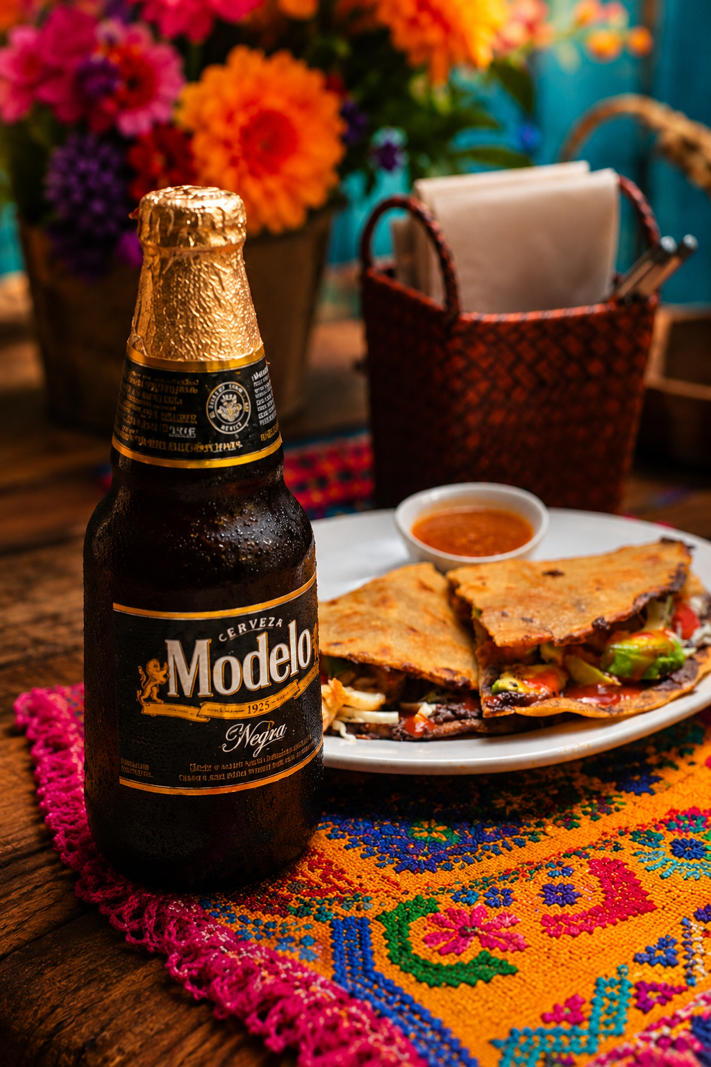 Bottled Beer — drinks selection at Fiesta Oaxaca