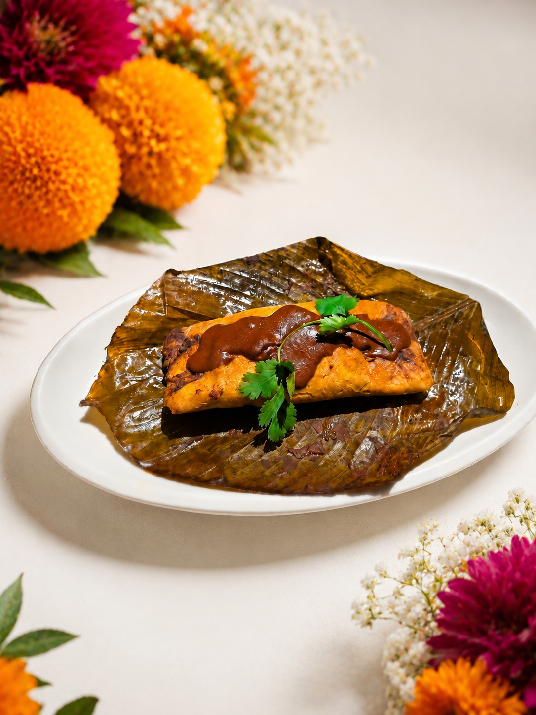 Oaxacan Tamales — traditional Oaxacan dishes at Fiesta Oaxaca