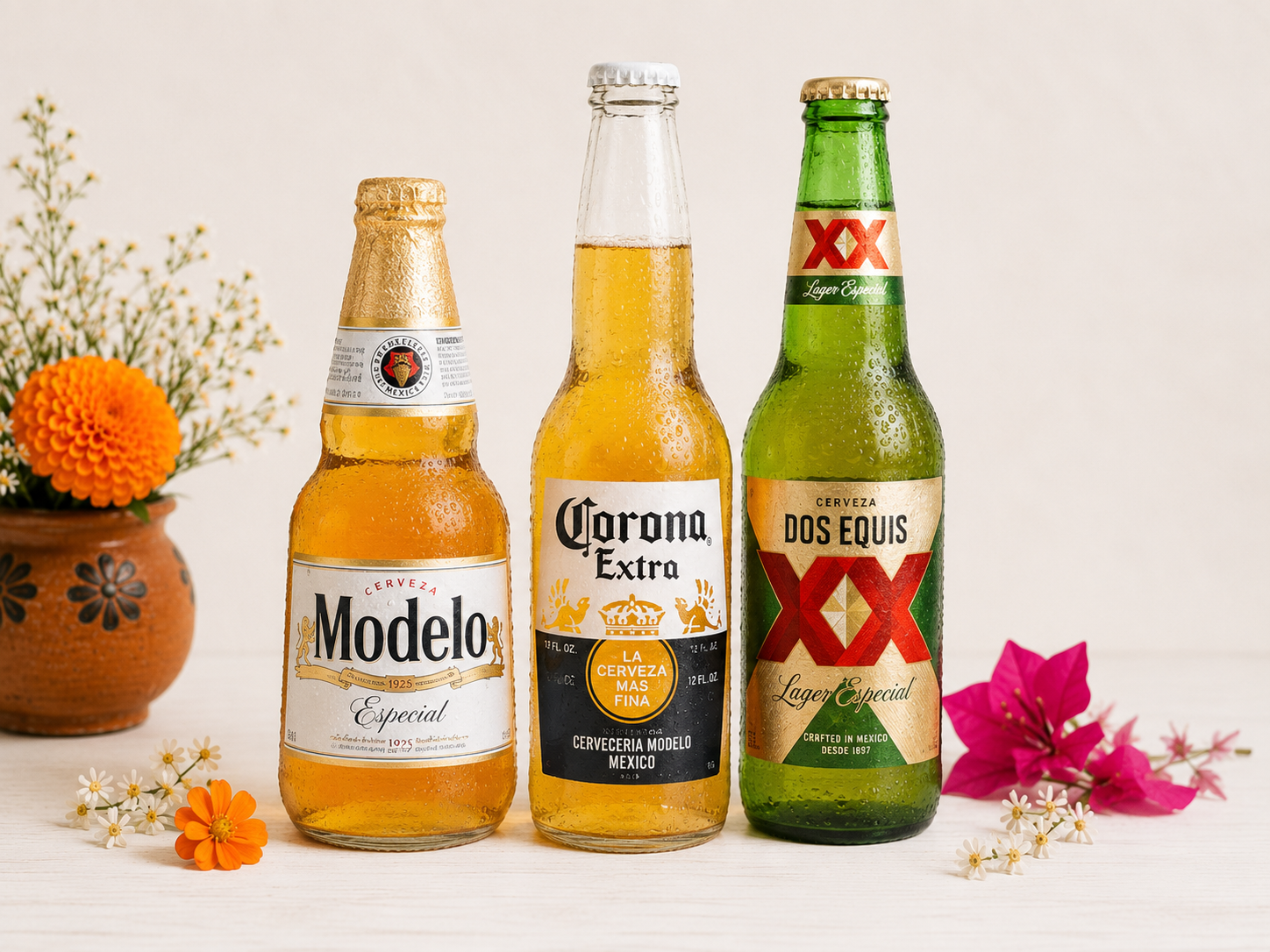 Bottled Beer — drinks selection at Fiesta Oaxaca