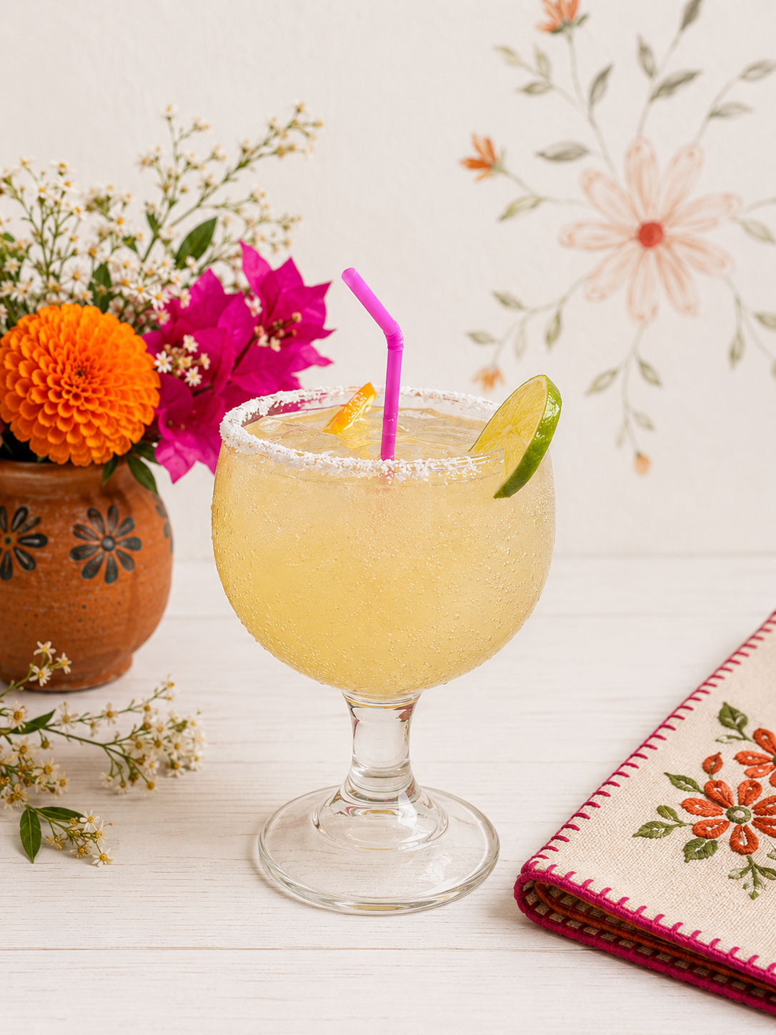 Mexican Margaritas — drinks selection at Fiesta Oaxaca