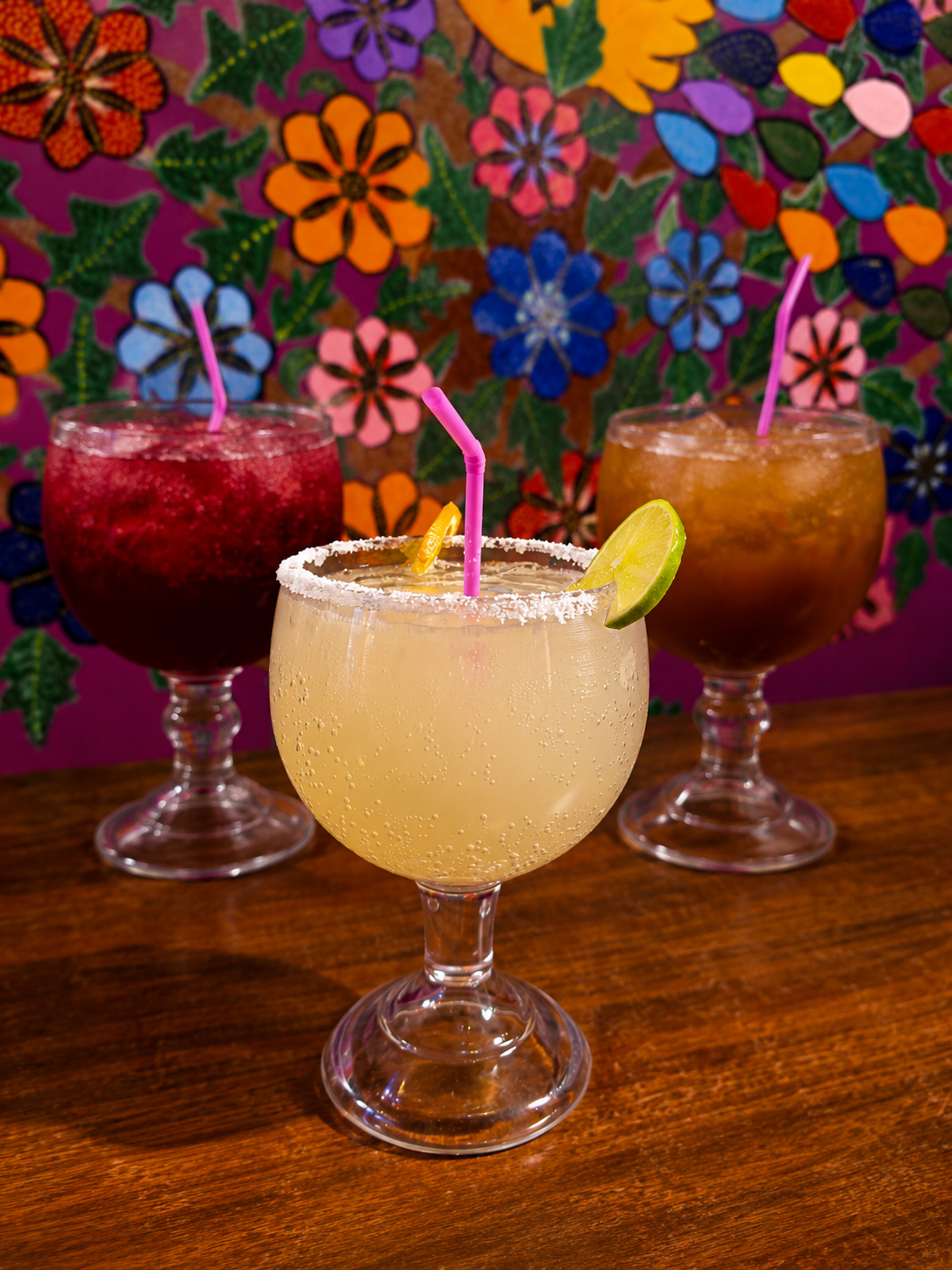 Mexican Margaritas — drinks selection at Fiesta Oaxaca